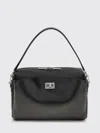Balenciaga Rectangular Leather Handbag Top Handle In Black