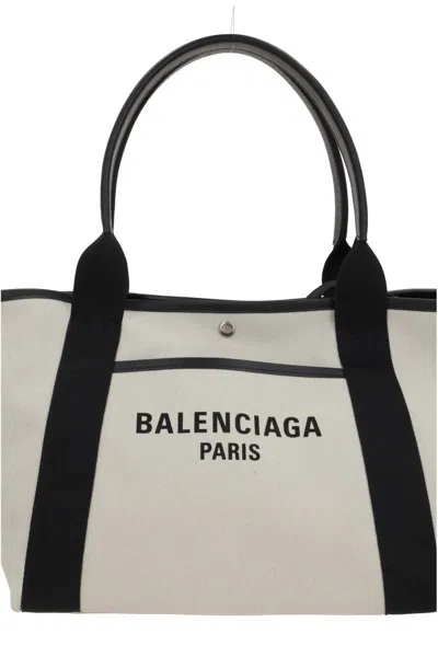 Balenciaga Bags In Natural+black