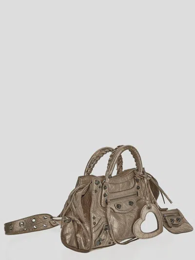 Balenciaga Neo Cagole Xs Tote Bag In Stone Beige