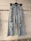 Balenciaga Bagyy Jeans In Gray