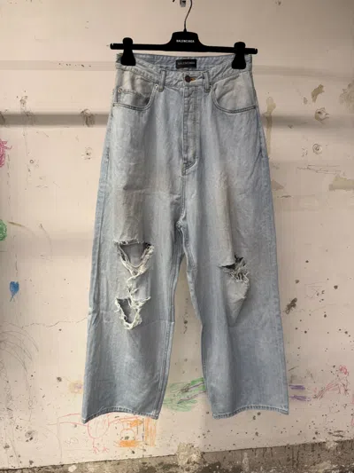 Balenciaga Bagyy Jeans In Gray