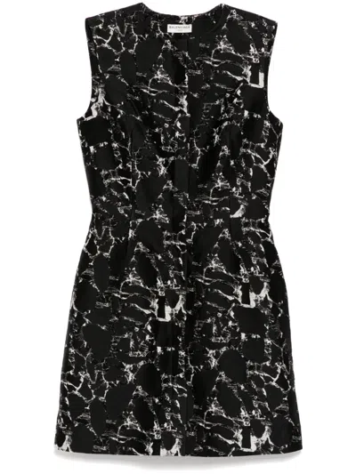 Pre-owned Balenciaga Bai City Dress In Black