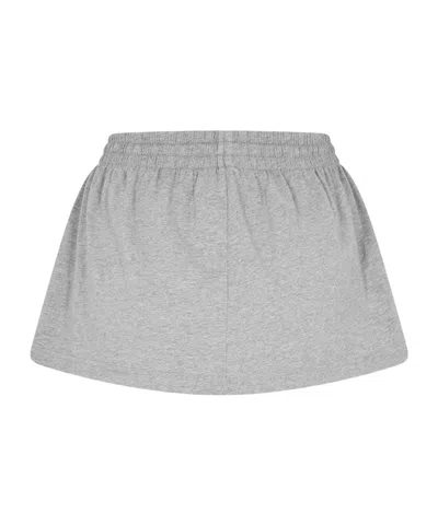 Balenciaga Bal Mini Skirt Ld53 In Gray
