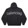 Balenciaga Bal.com Popover Hoodie 'black'