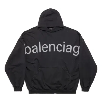 Balenciaga Bal.com Popover Hoodie 'black'