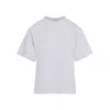 Balenciaga Cotton T-shirt With Logo Embroidery In White