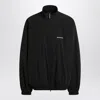 Balenciaga Oversized Windbreaker Jacket In Black