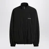 Balenciaga Oversized Windbreaker Jacket In Black