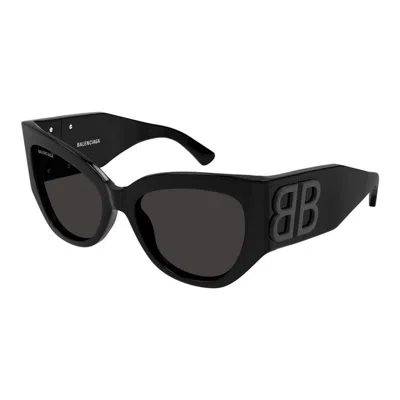 Balenciaga Black Acetate Sunglasses