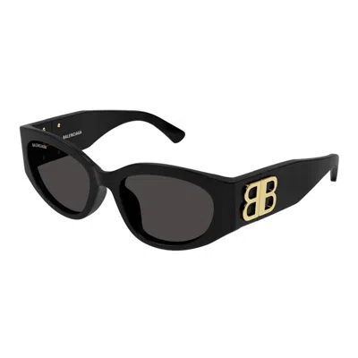 Balenciaga Grey Cat Eye Ladies Sunglasses Bb0322s 002 55 In Black