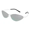 Balenciaga Bb0350s Linea Extreme 004 Silver Sunglasses
