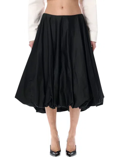 Balenciaga Black Voluminous Balloon Skirt