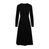 Balenciaga Black High-neck Sleeveless Dress With Polyester And Elastane Blend Fabric