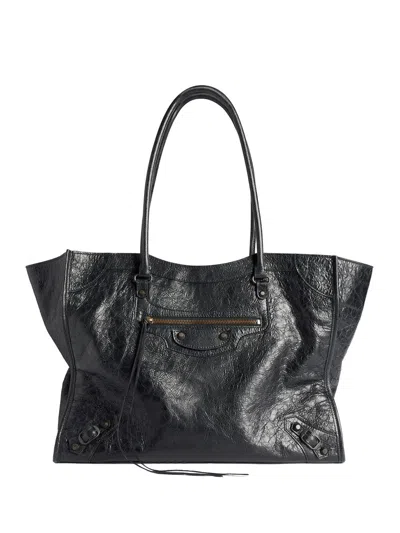 Balenciaga Le City Medium Tote Bag In Black