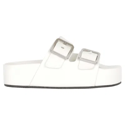 Pre-owned Balenciaga Mallorca Platform Sandal - '20s In Gray