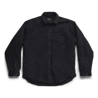 Balenciaga Padded Shirt Large Fit 'black'