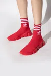 Balenciaga X Adidas Speed Sock-style Sneakers In Red