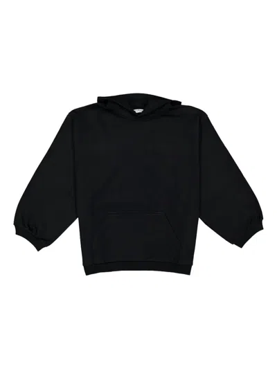 Balenciaga Balloon-sleeve Hoodie In Black