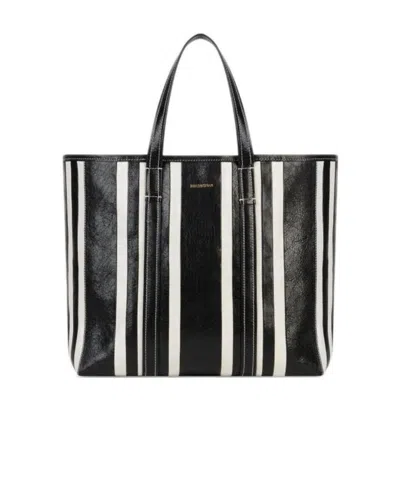 Balenciaga Barbes Medium East-west Shopper Tote Bag In Black
