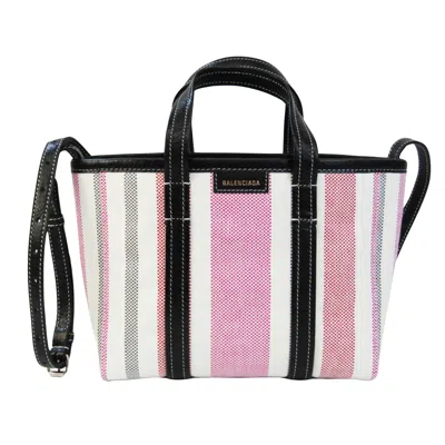 Pre-owned Balenciaga Barbes Pink Leather Tote Bag ()