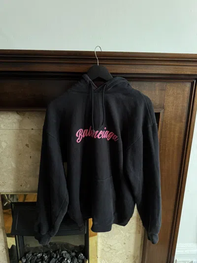 Pre-owned Balenciaga Barbie Hoodie In Black