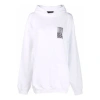 Balenciaga Barcode Cotton Hoodie 'white'