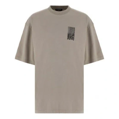 Balenciaga Barcode T-shirt 'grey' In Neutral