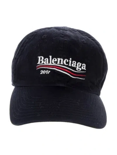 Pre-owned Balenciaga Baseball Cap In Black
