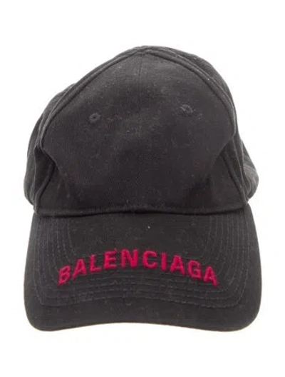 Pre-owned Balenciaga Baseball Cap In Black