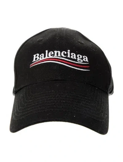 Pre-owned Balenciaga Baseball Cap In Black