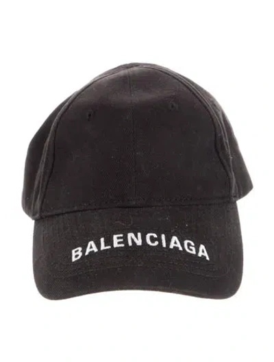 Pre-owned Balenciaga Baseball Cap In Black