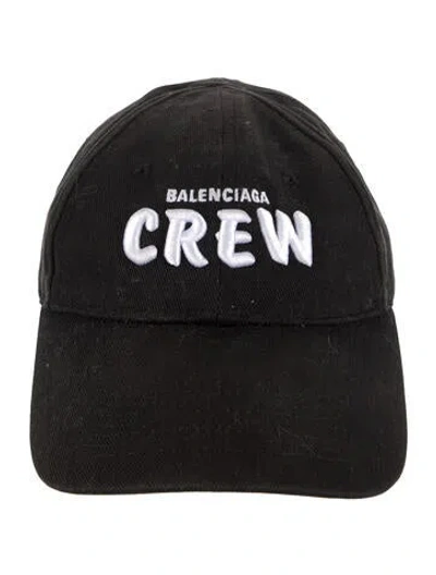Pre-owned Balenciaga Baseball Cap In Black