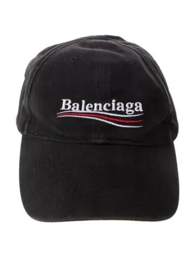 Pre-owned Balenciaga Baseball Cap In Black