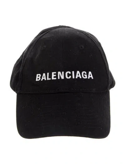 Pre-owned Balenciaga Baseball Cap In Black