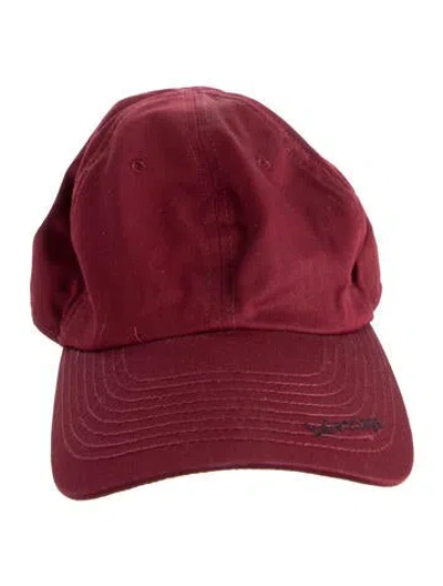 Pre-owned Balenciaga Baseball Cap In Burgundy