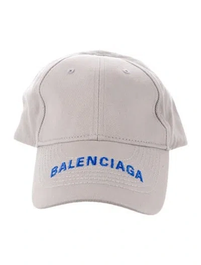Pre-owned Balenciaga Baseball Cap In Gray