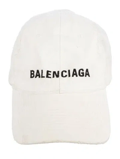 Pre-owned Balenciaga Baseball Cap In Neutral