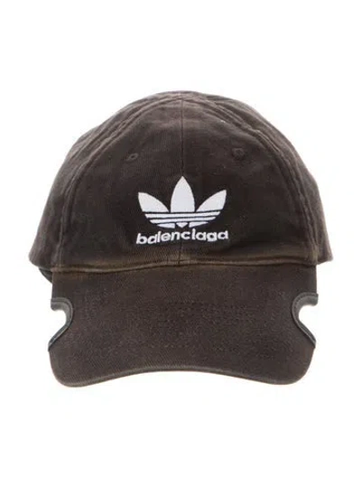Pre-owned Balenciaga Baseball Hat In Black