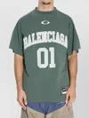 Balenciaga Graphic Print Basketball Short Sleeve T-shirt In Green