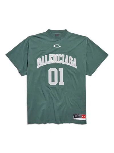 BALENCIAGA BASKETBALL OVERSIZED T-SHIRT