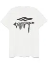 Balenciaga 3b Liquified Oversize T-shirt In White