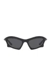 Balenciaga Bat Rectangle Bb0229s Sunglasses In Black