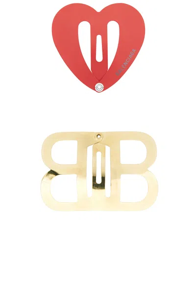 Balenciaga Bazaar Love Bb Clip Set Of 2
