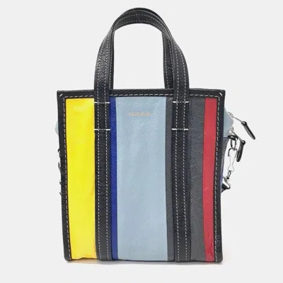 Pre-owned Balenciaga Bazar Xs Handbag In Multicolor