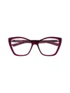 Balenciaga Full Frame Plain Mirror In Burgundy