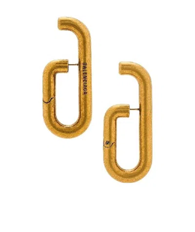 Balenciaga Bb 2.0 Earrings In Yellow