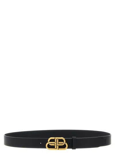 Balenciaga Bb Belt In Black