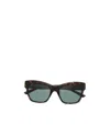 Balenciaga Womens Black Bb0132s Cat-eye Frame Acetate Sunglasses In Black