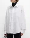 Balenciaga Semifitted Button-up Shirt In White