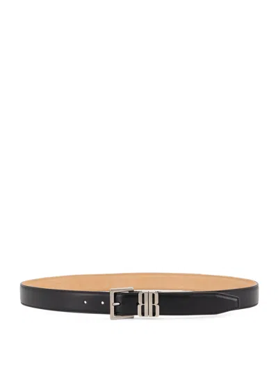BALENCIAGA BB EDIT LEATHER BELT